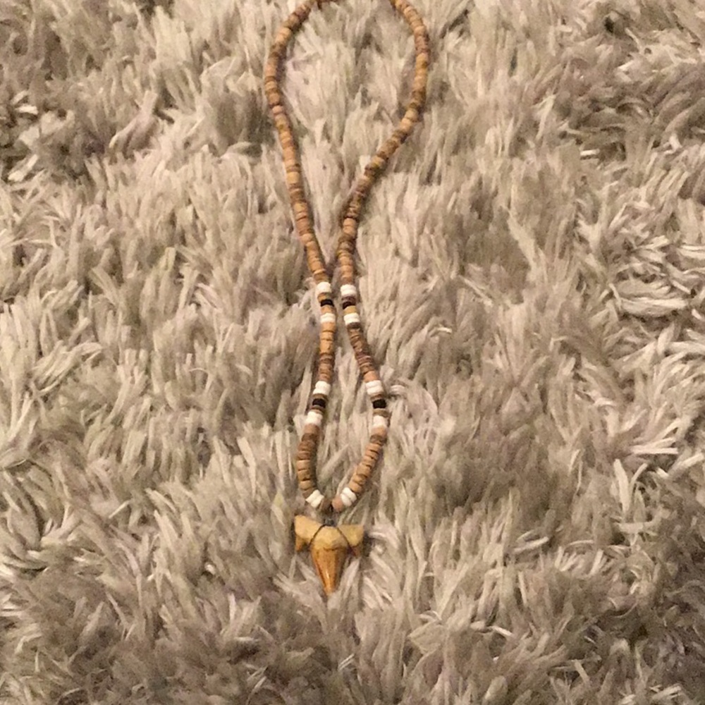 Real shark tooth necklace